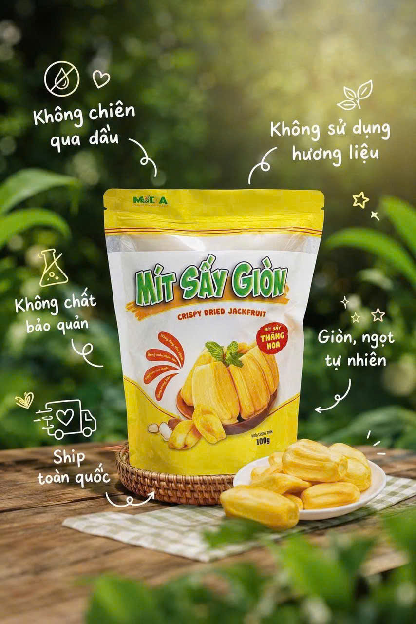 Mít sấy giòn thăng hoa 100g